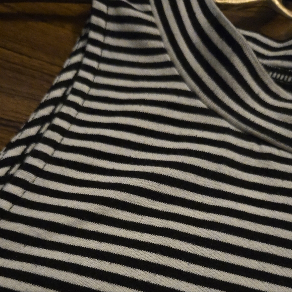 Madewell Mock Neck Striped Tank Top - Picture 6 of 9